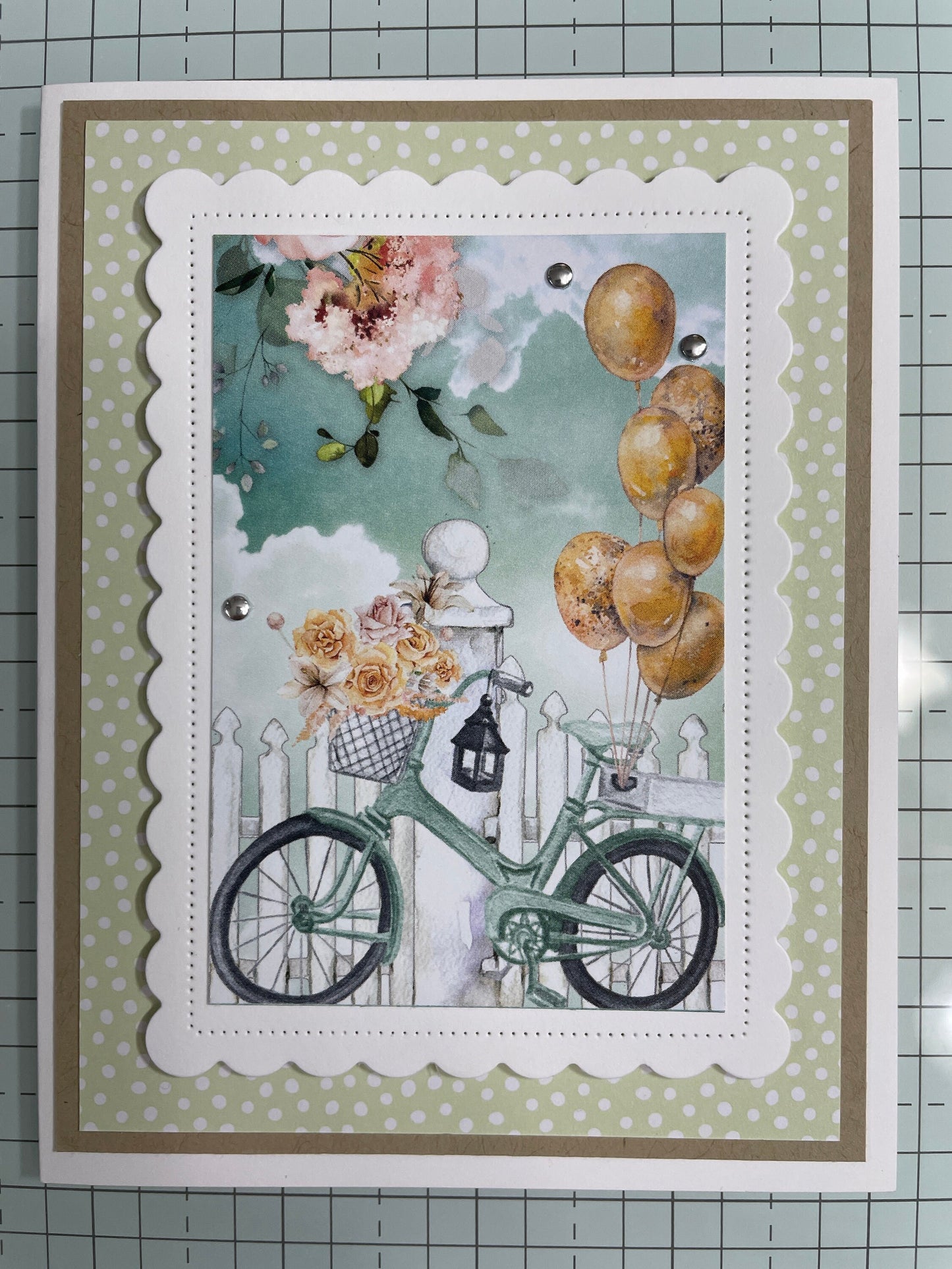 Handmade Greeting Card - Four Card Set - Spring Theme