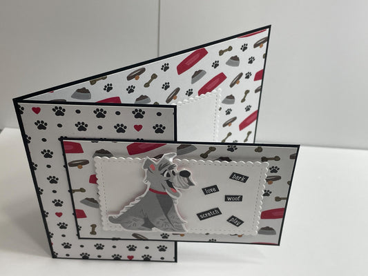 HANDMADE DOG Greeting Card (Pet Card)