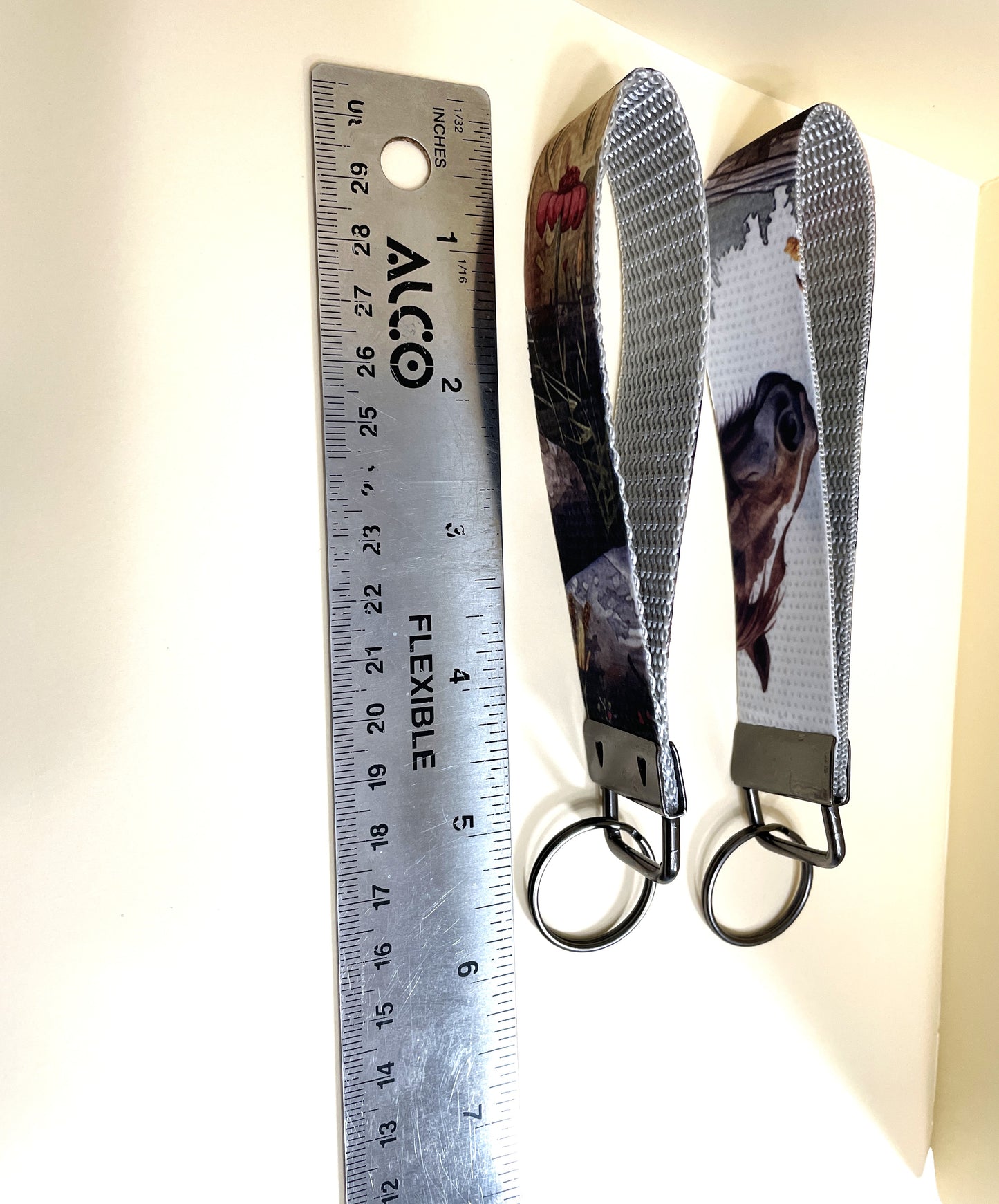 6" Wristlet/Keyfob Keychain- Horsehead