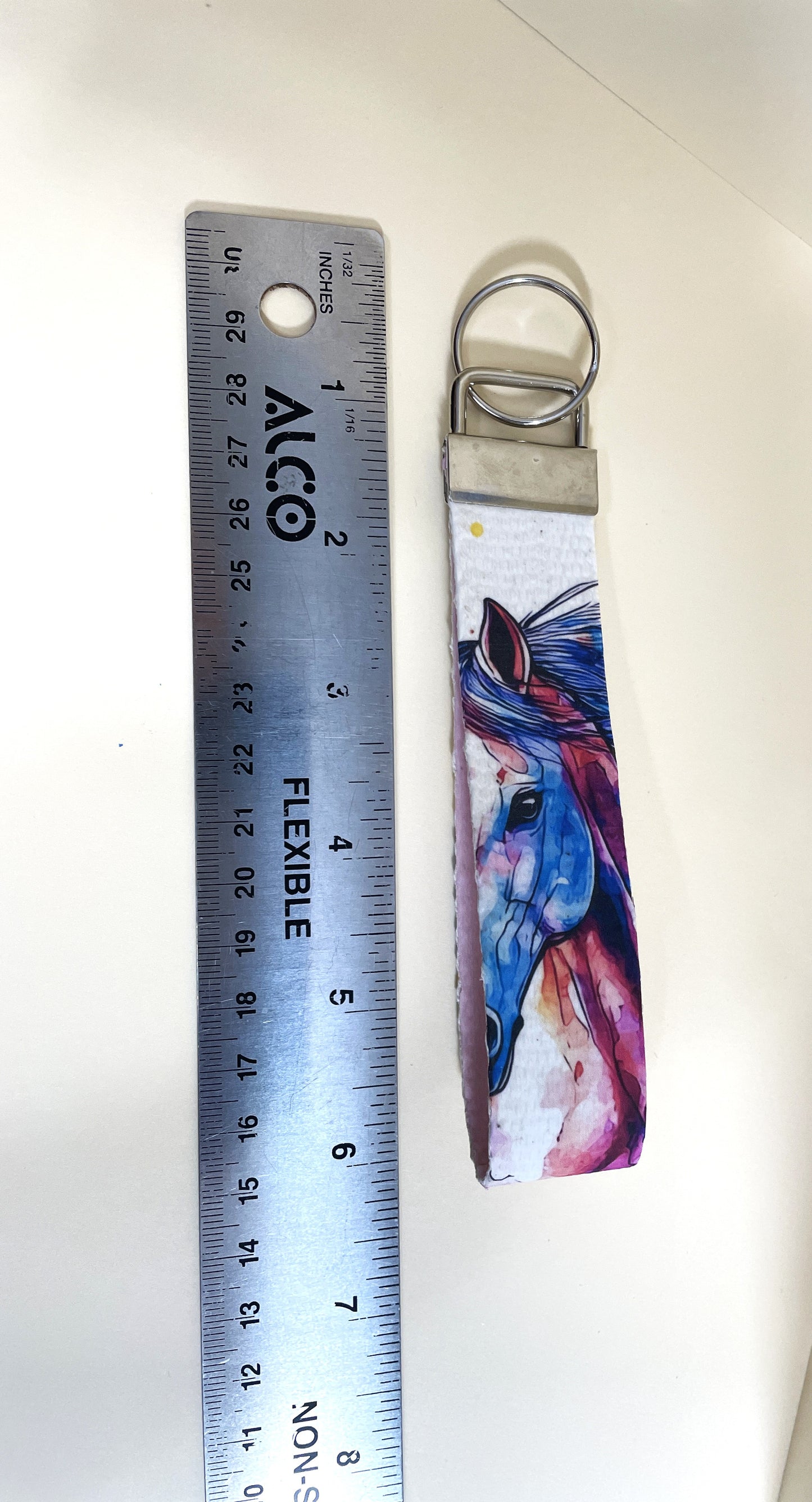 6" Wristlet Keyfob Keychain - Horsehead