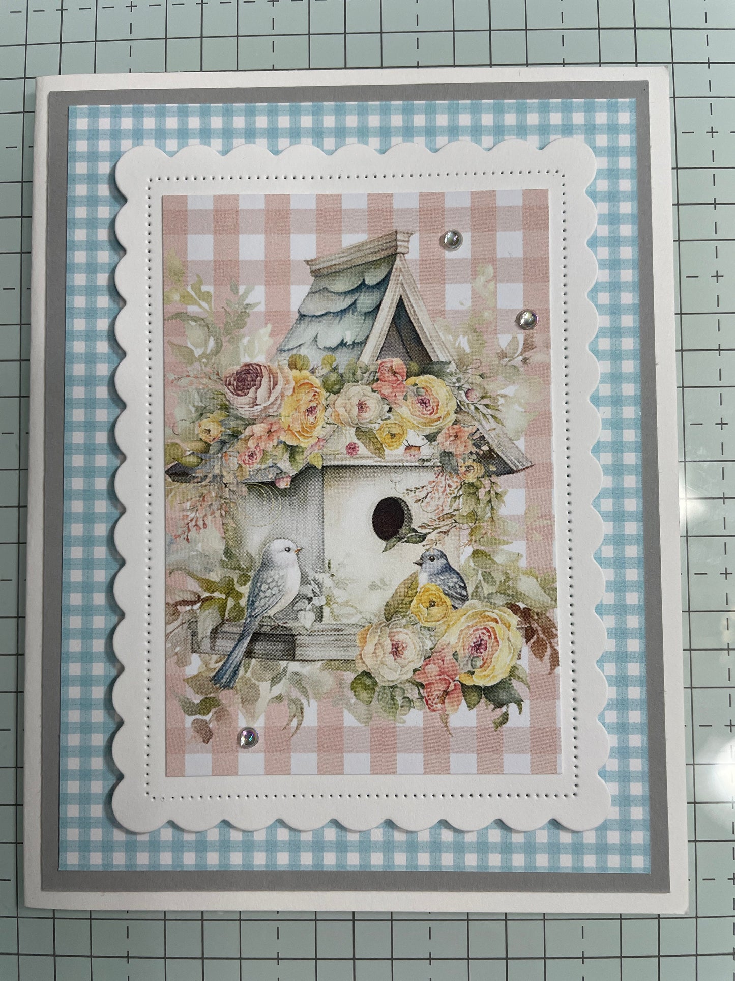 Handmade Greeting Card- Four Card Set-Spring theme
