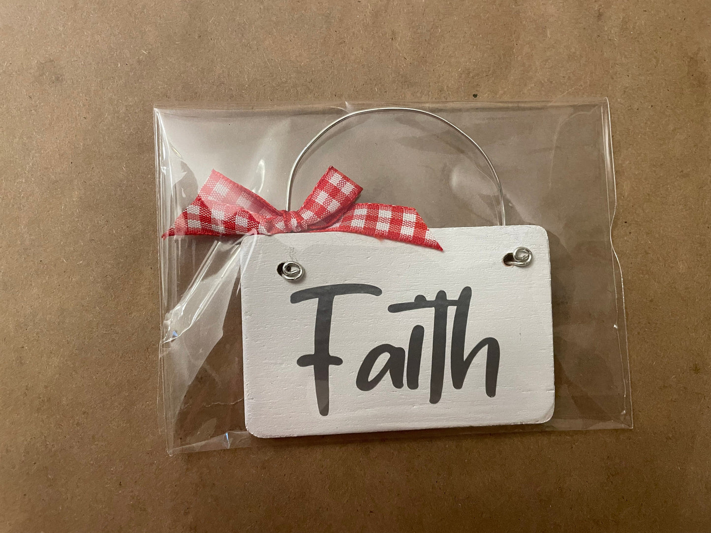 Wood Farmhouse Ornament