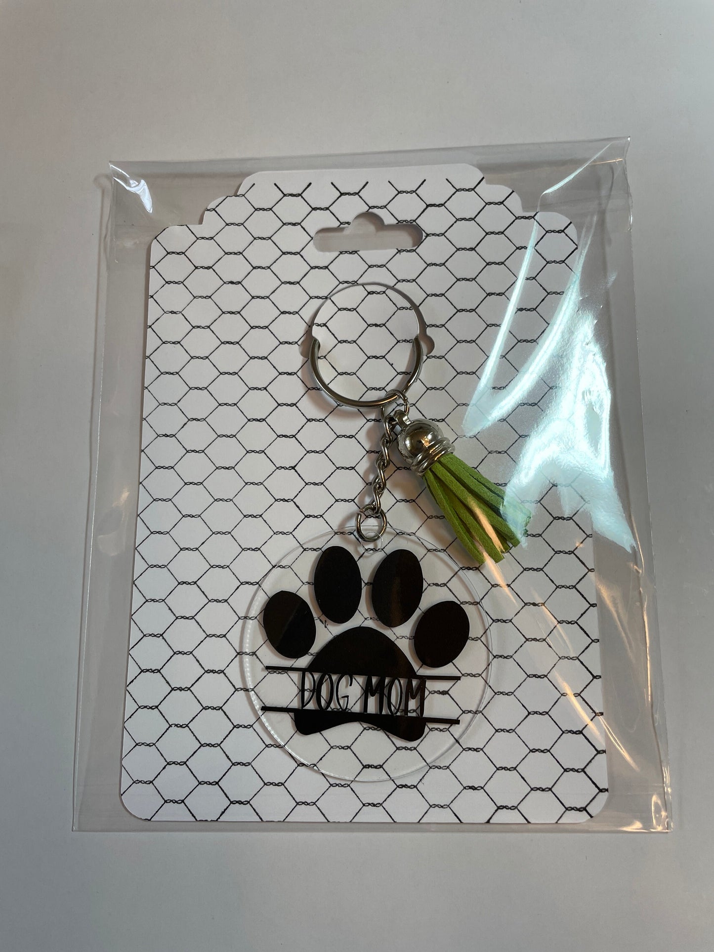 Acrylic Keychain - DOG MOM