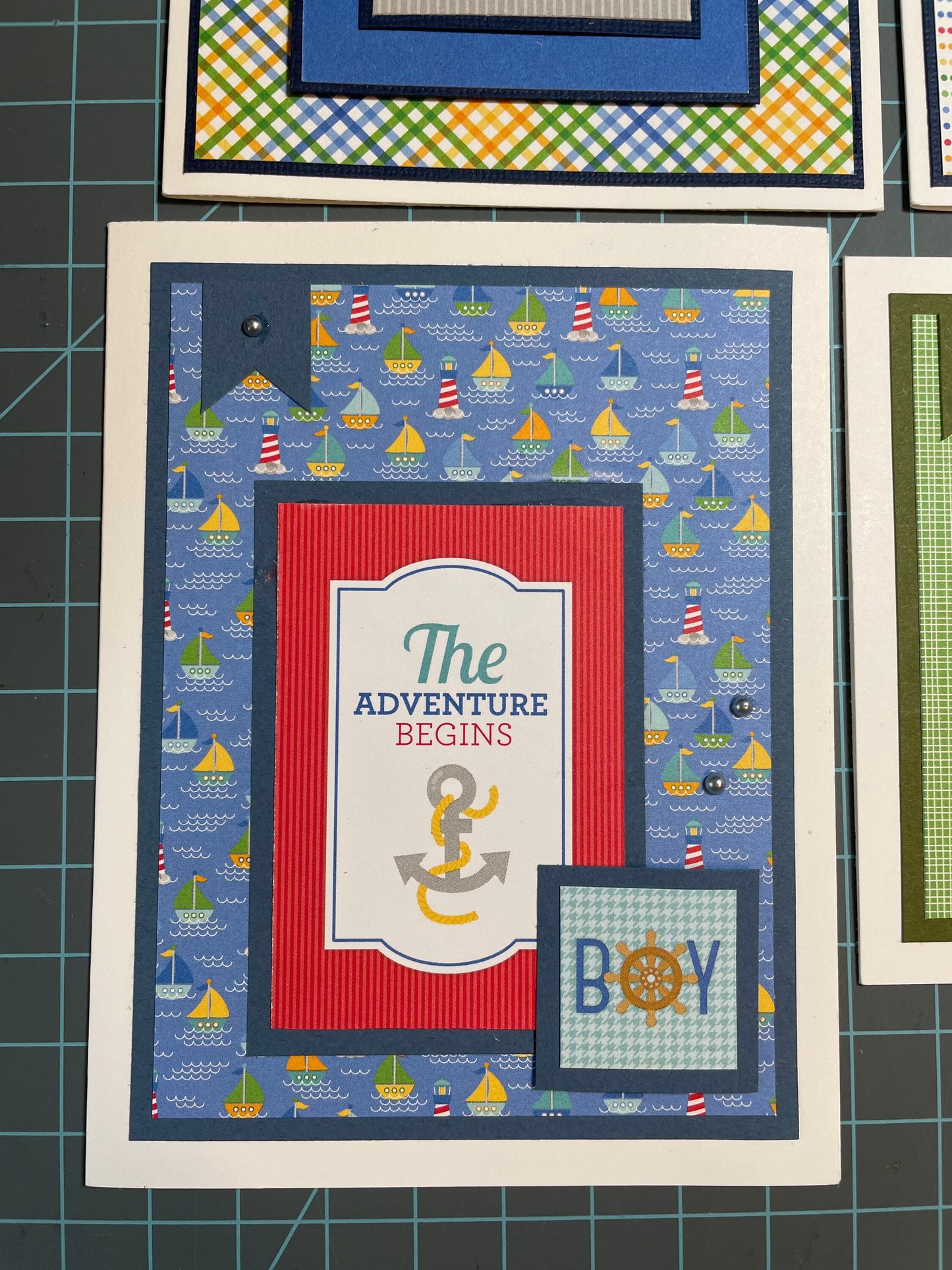 Handmade Greeting Card - Masculine / Boy Card