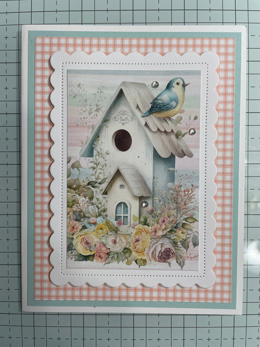 Handmade Greeting Card- Four Card Set-Spring theme