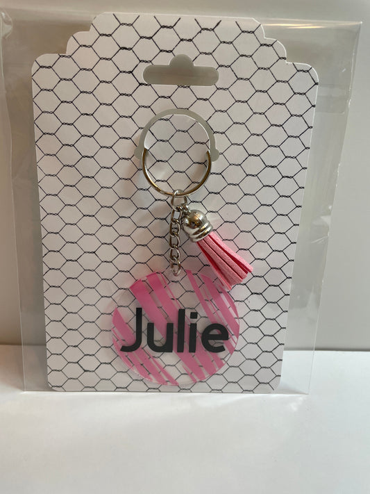 Acrylic Key Chain - Personalized Name