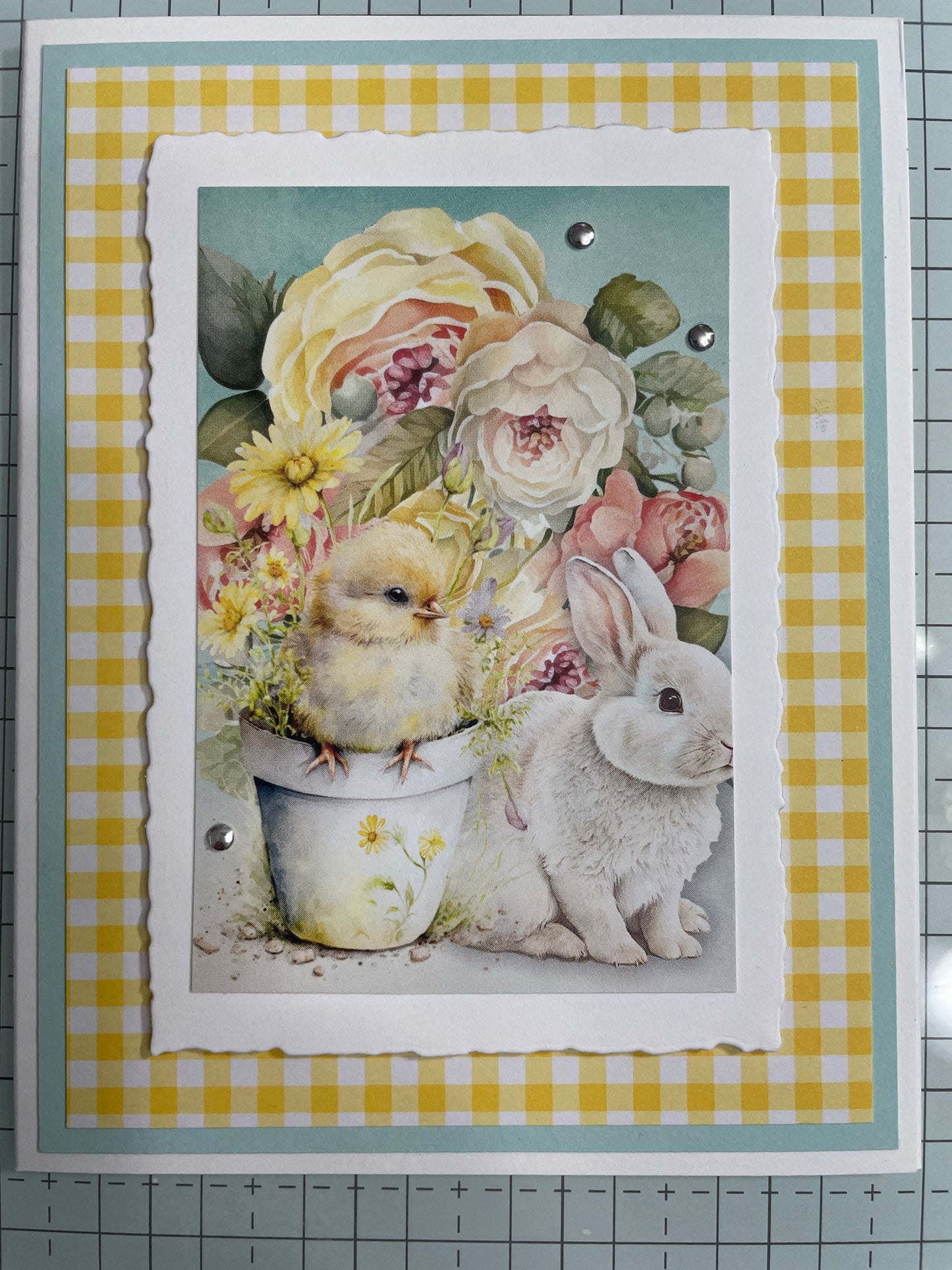 Handmade Greeting Card - Four Card Set - Spring Theme