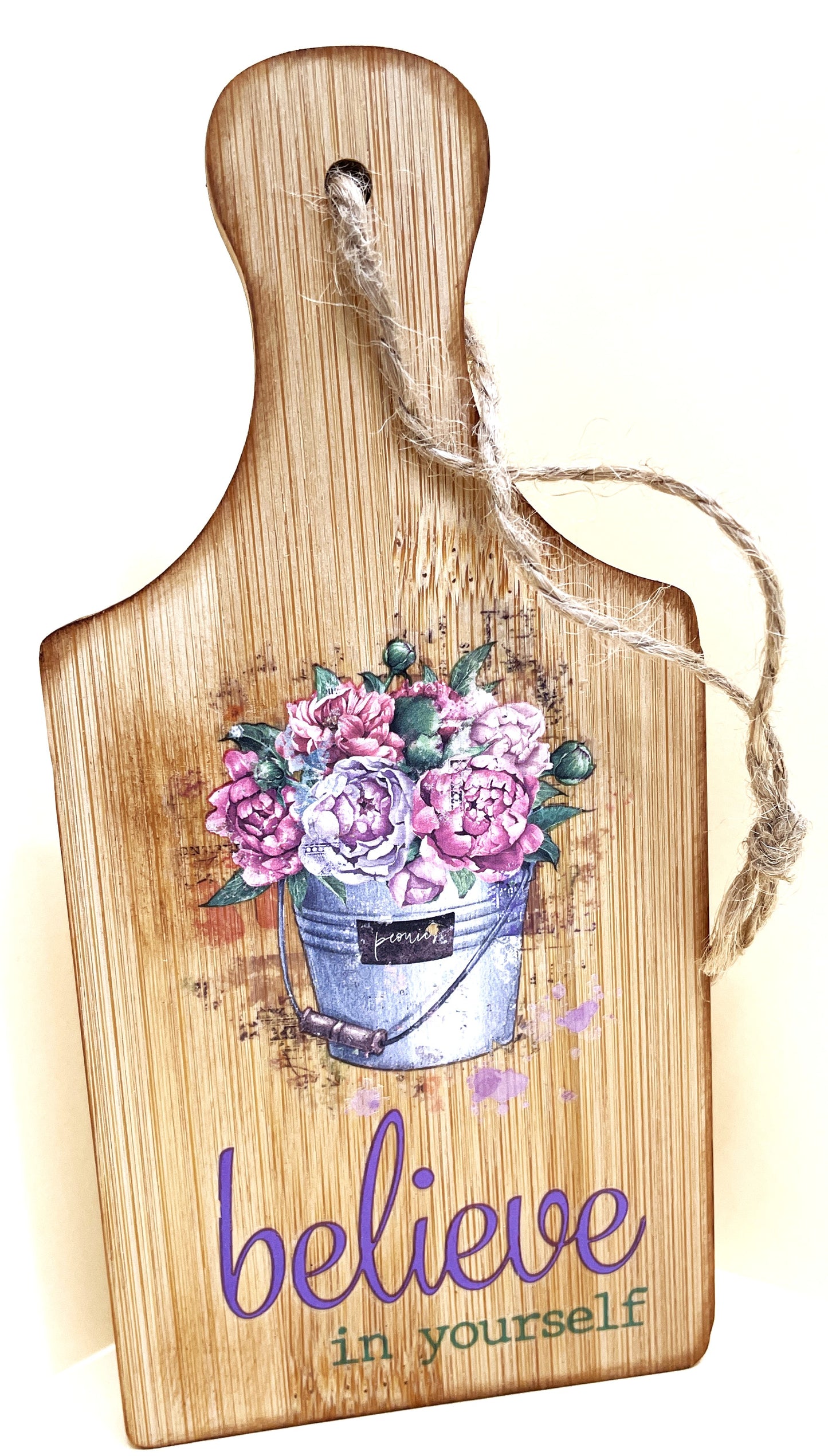 Shelf Sitter- Bucket of Flowers
