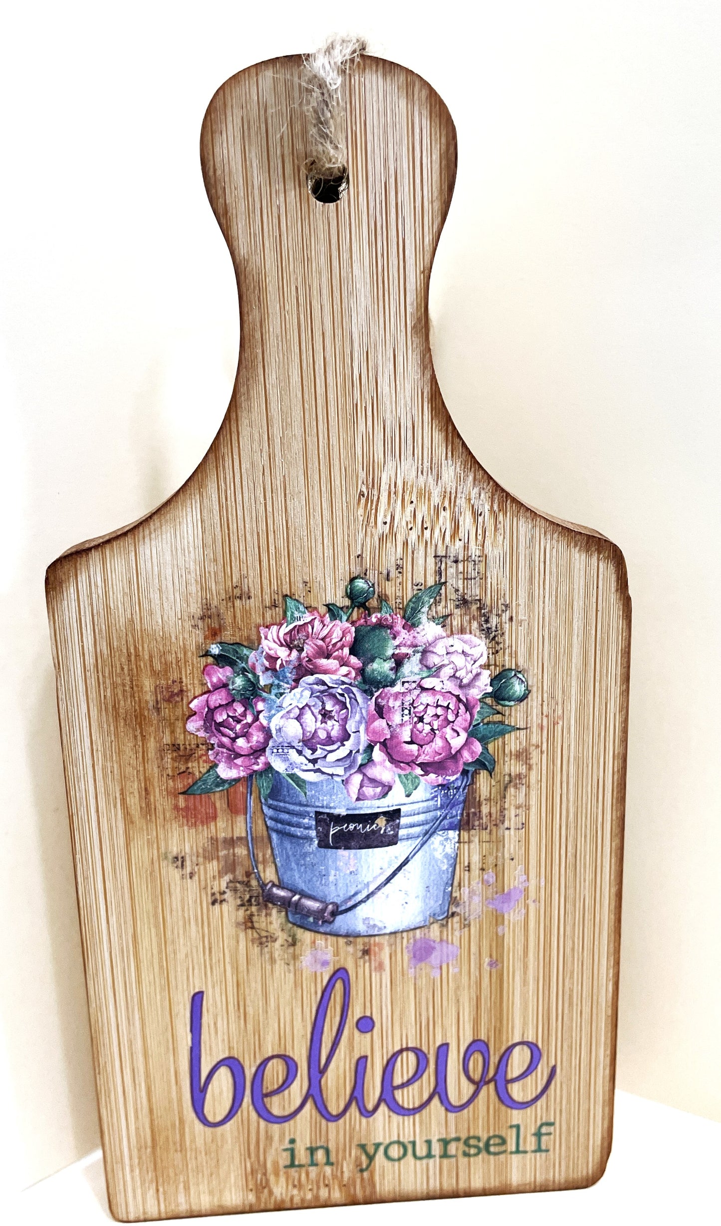 Shelf Sitter- Bucket of Flowers
