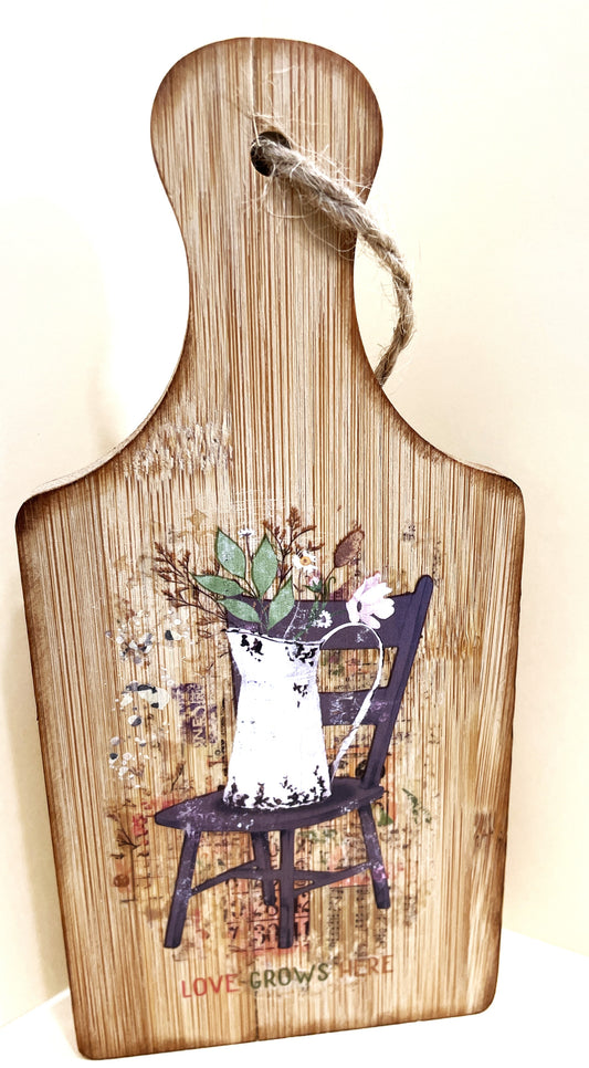 Shelf Sitter-Pitcher in Chair