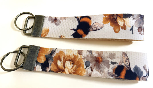 6" Wristlet Keyfob Keychain - Bumble Bee