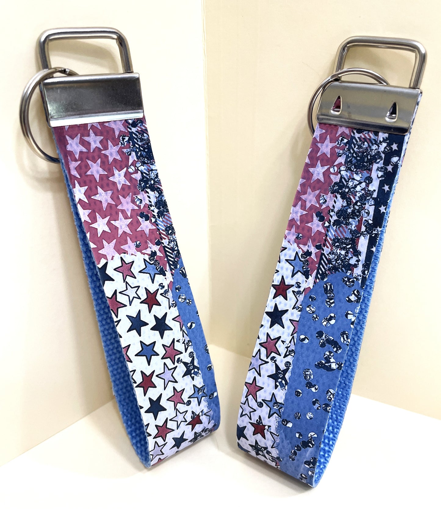 6" Wristlet Keyfob Keychain - Star Spangled