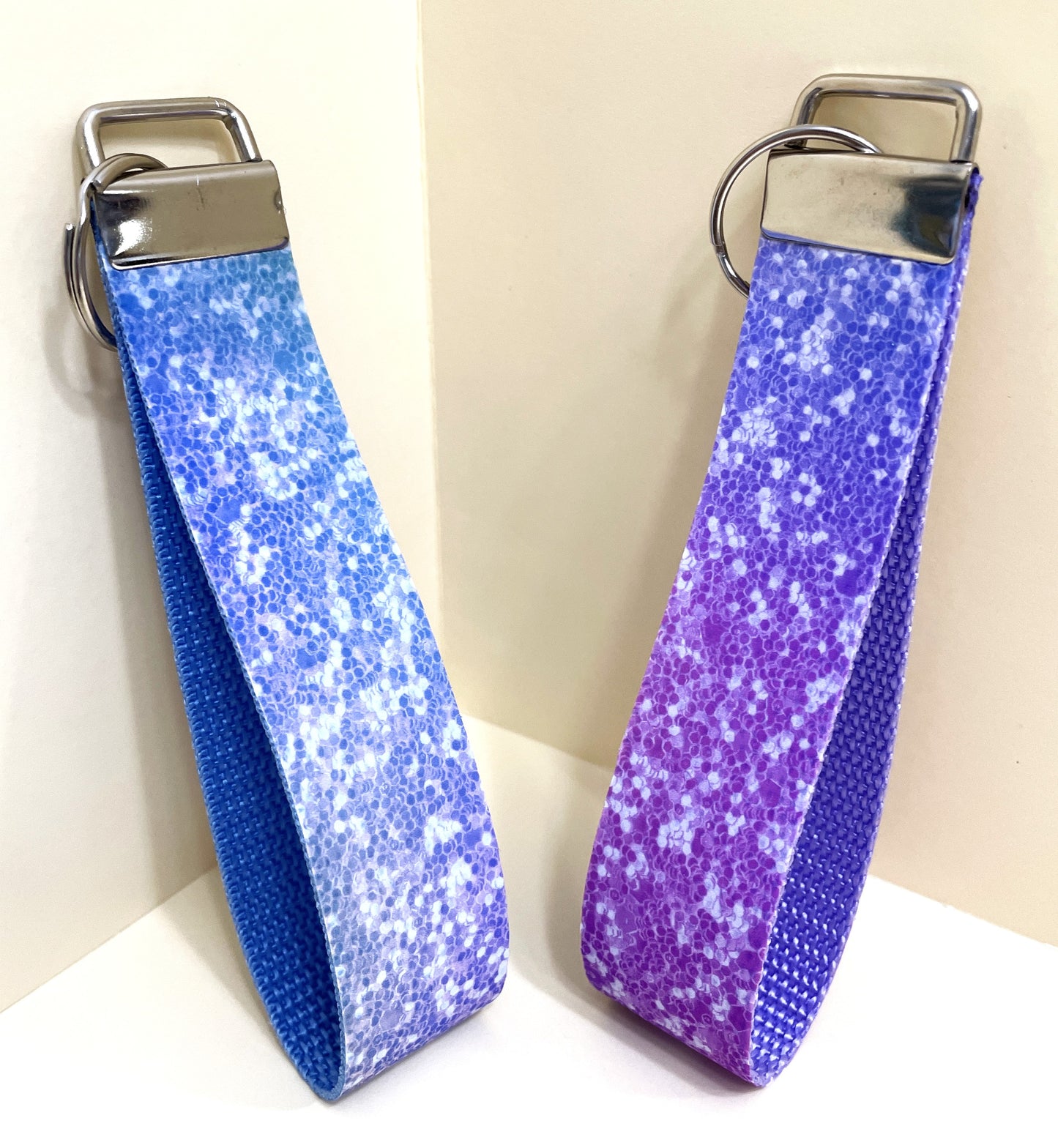 6" Wristlet Keyfob Keychain - Multicolor Splatter