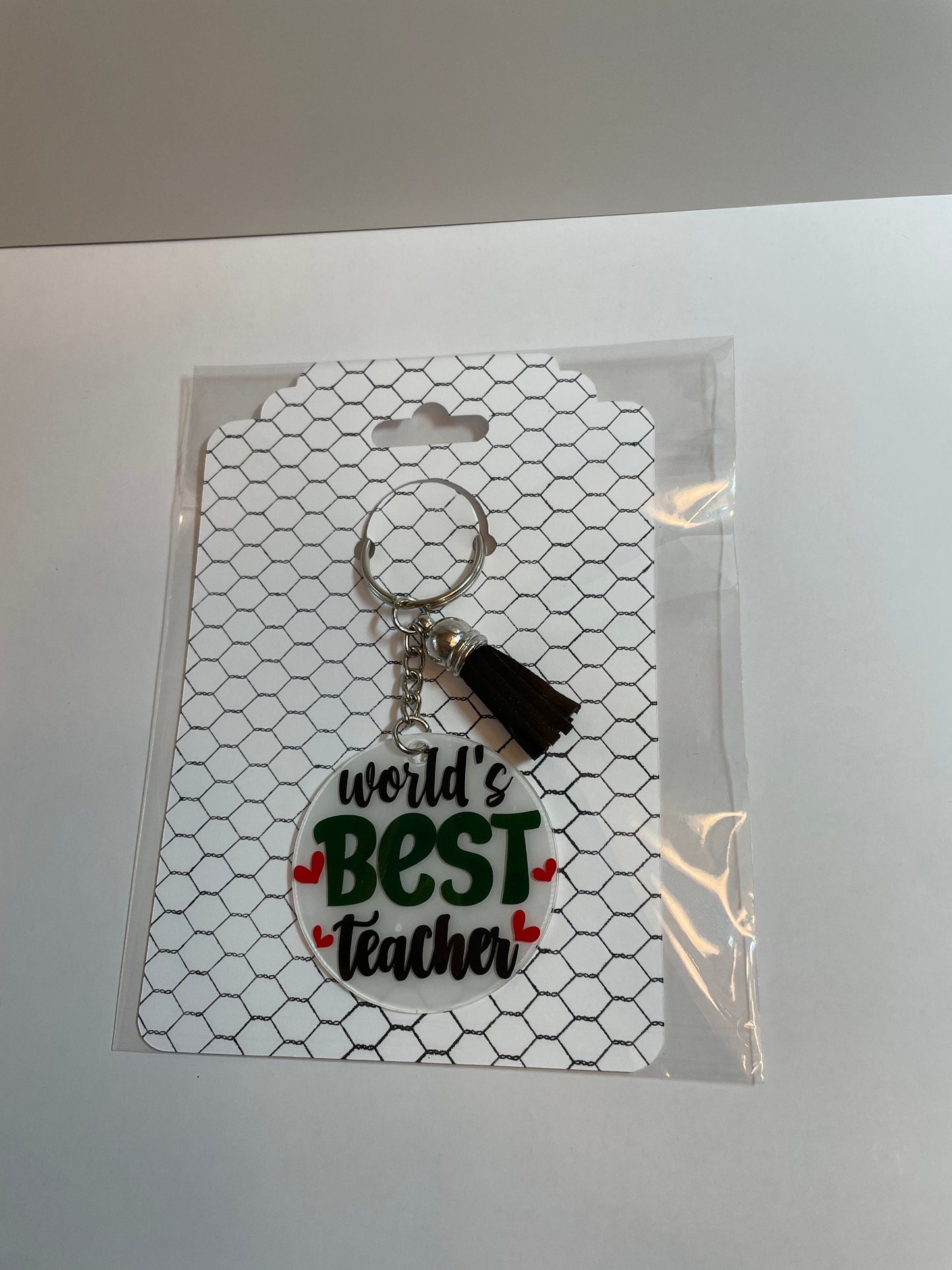 Acrylic Key Chain - World's Best Teacher