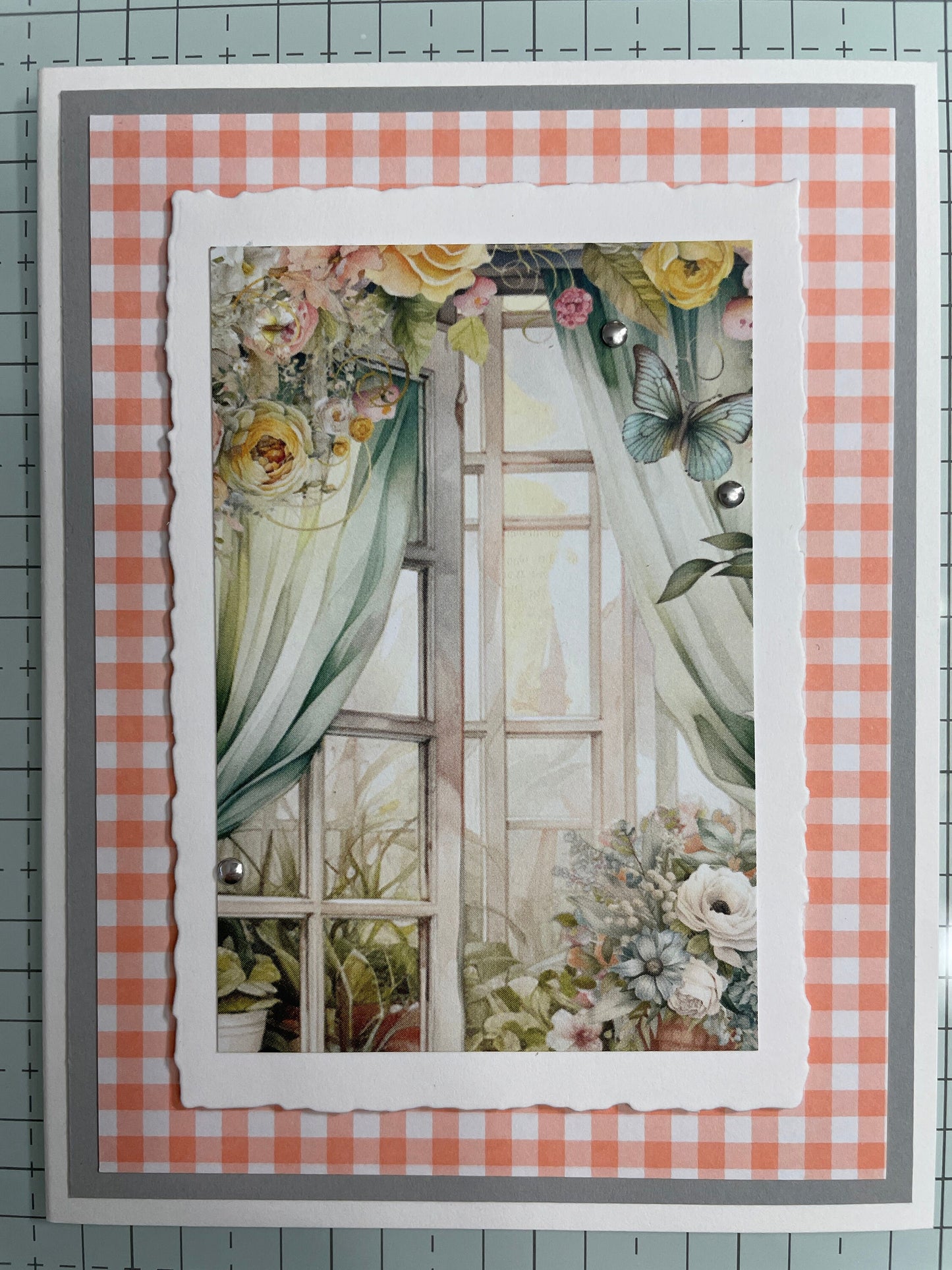 Handmade Greeting Card - Four Card Set - Spring Theme
