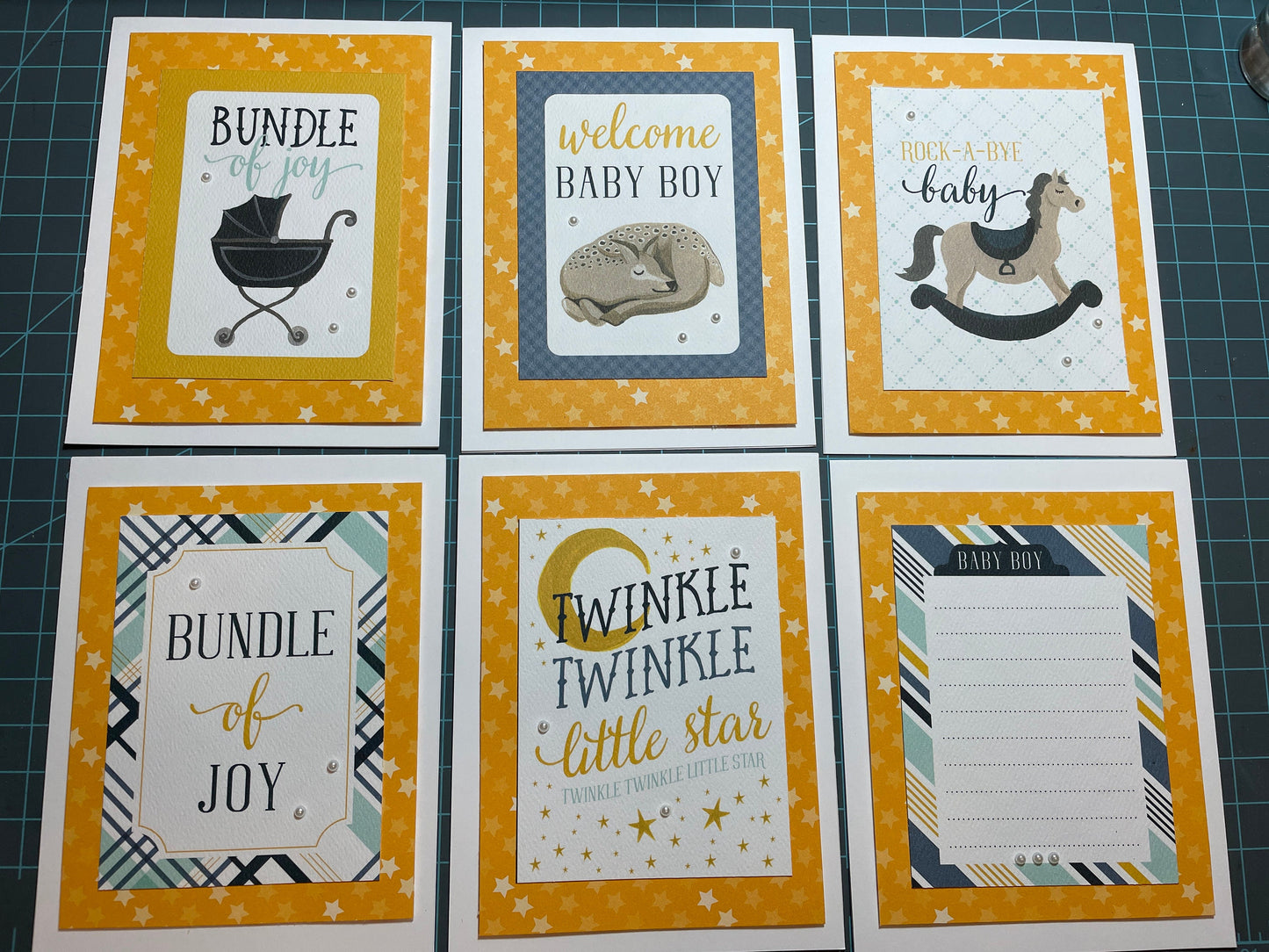 Handmade Baby Cards/Baby Boy Card