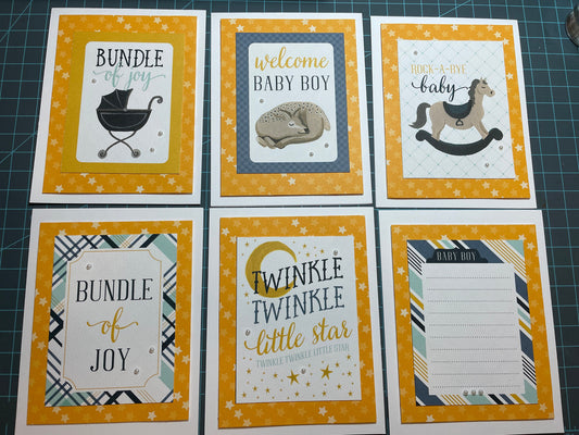 Handmade Baby Cards/Baby Boy Card