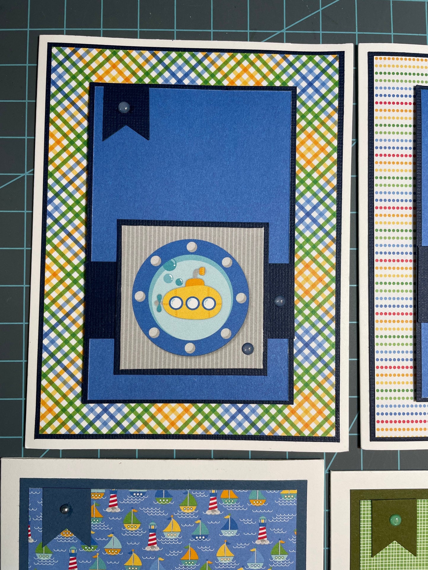 Handmade Greeting Card - Masculine / Boy Card
