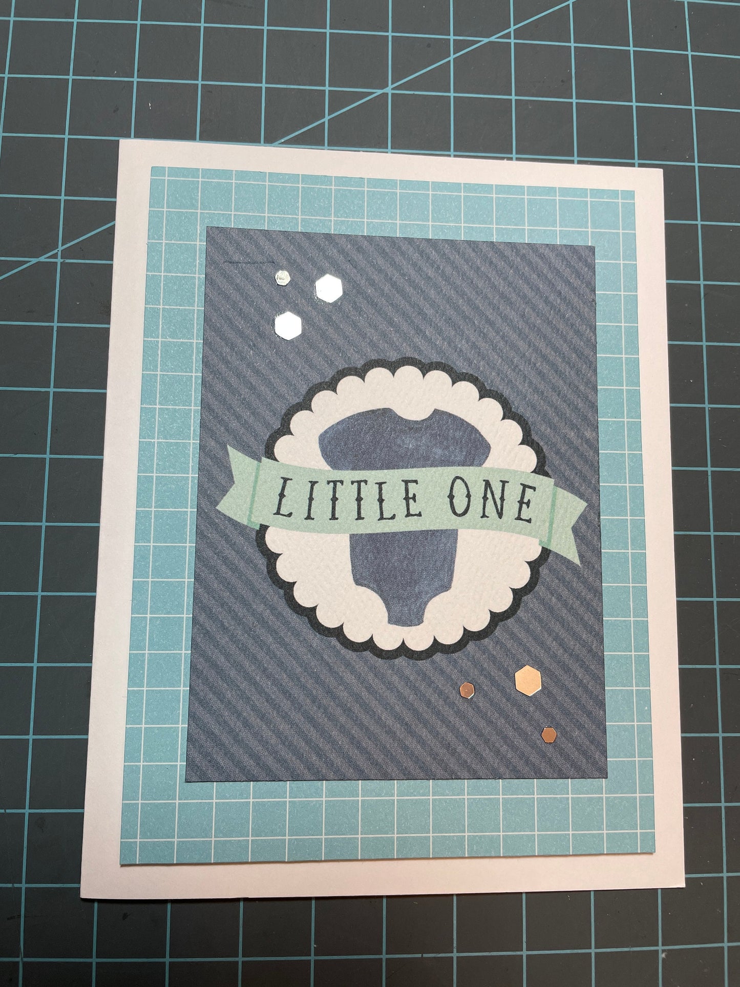 Handmade Greeting Card - Four Card Set - Baby Boy