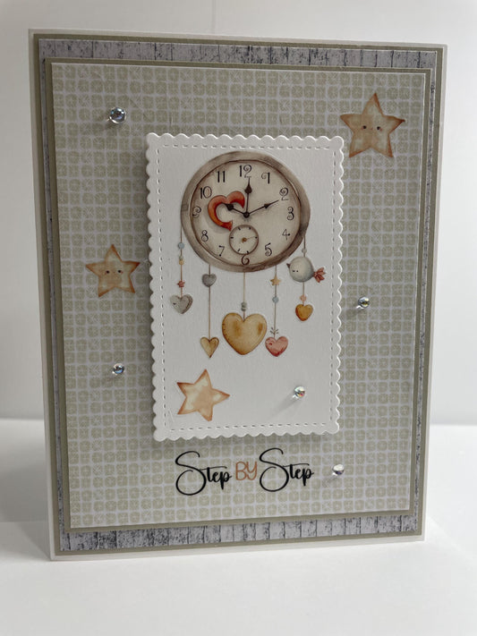 Handmade Greeting Card- Baby (Gender Neutral)- Suncatcher